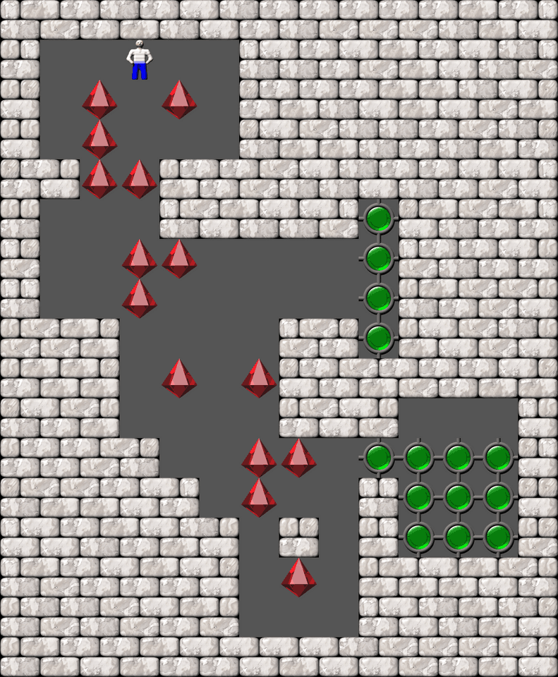 Сокобан More Bugs collections уровень 226